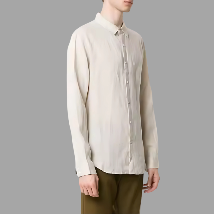 Camisa de Linho Masculina Vonluthen VL346