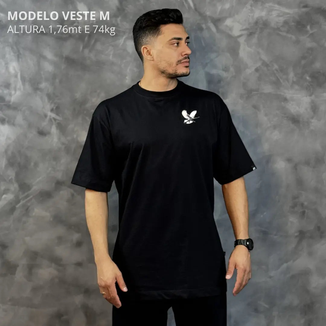 Camiseta Oversized Right for Right Preto