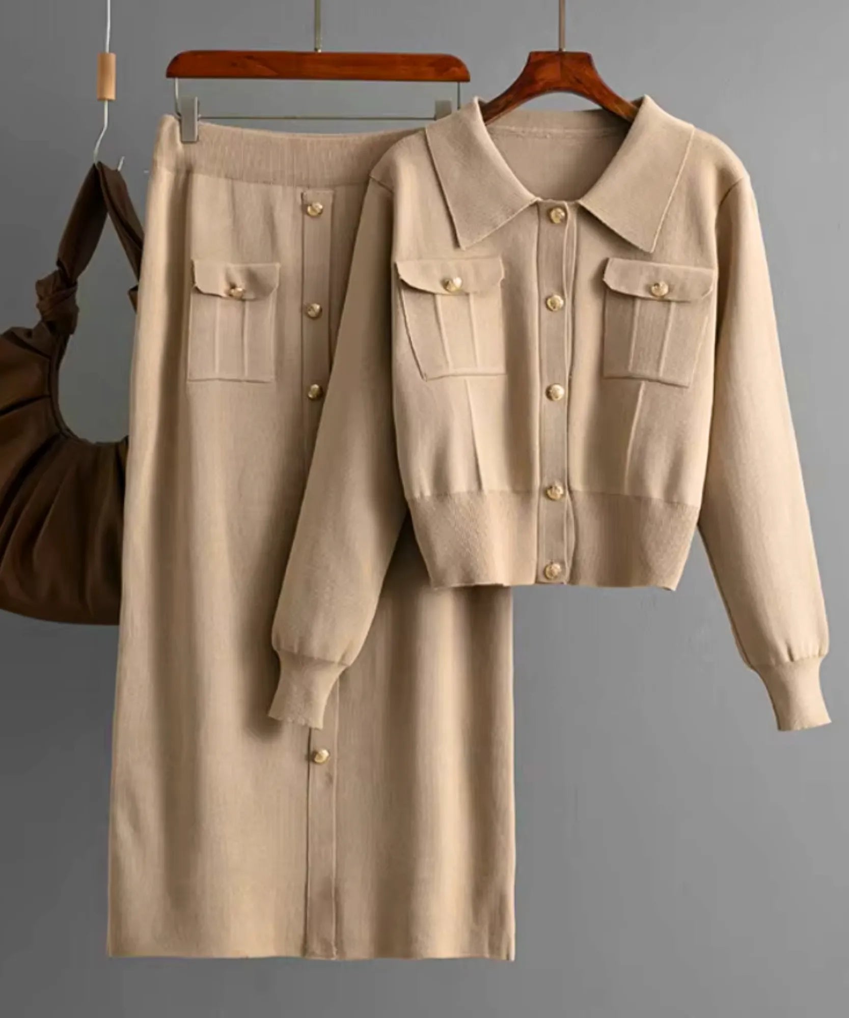 Conjunto Feminino Alfaiataria Tricot para Trabalho e Festas | Ziza