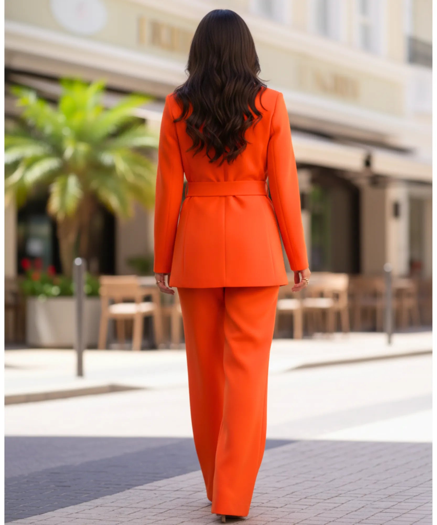 Conjunto Social Feminino Alfaiataria Blazer e Calça Flare | Bibi