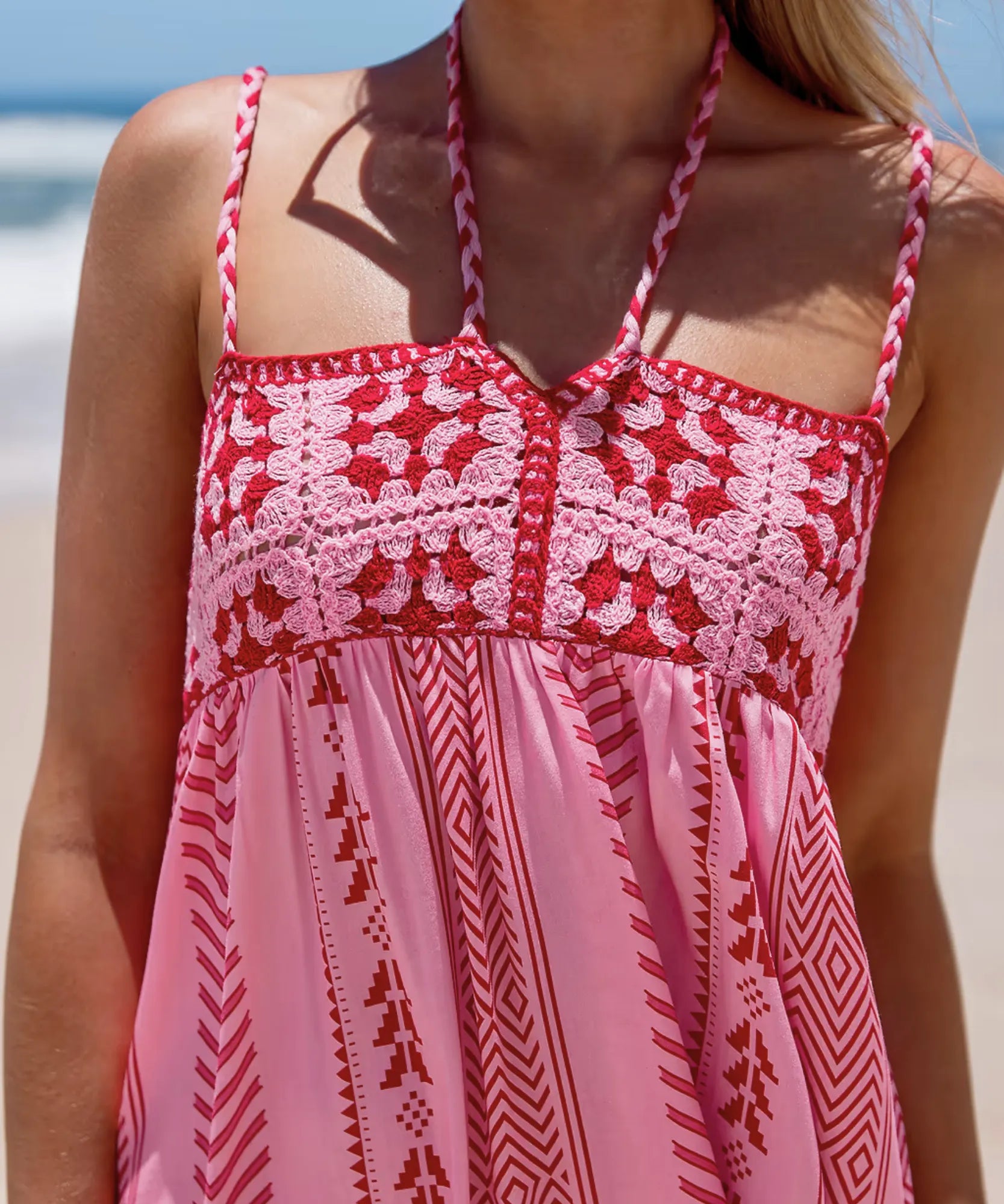 Vestido Longo Estampado Étnico Boho Verao | Lexa