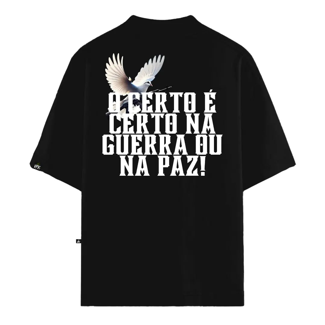 Camiseta Oversized Right for Right Preto
