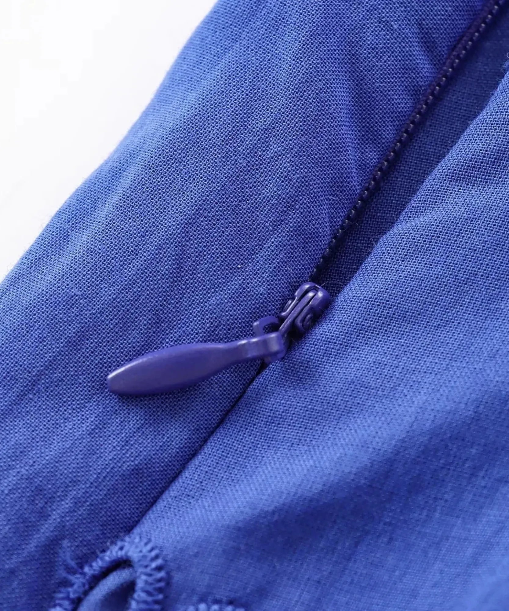 Vestido Curto Azul Feminino com Alças Finas Verão | Simas