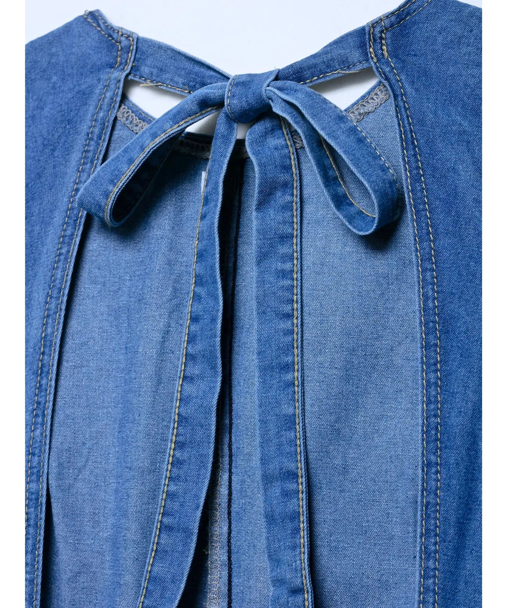 Vestido Jeans Midi Feminino Regata Confortável Elegante | Belis