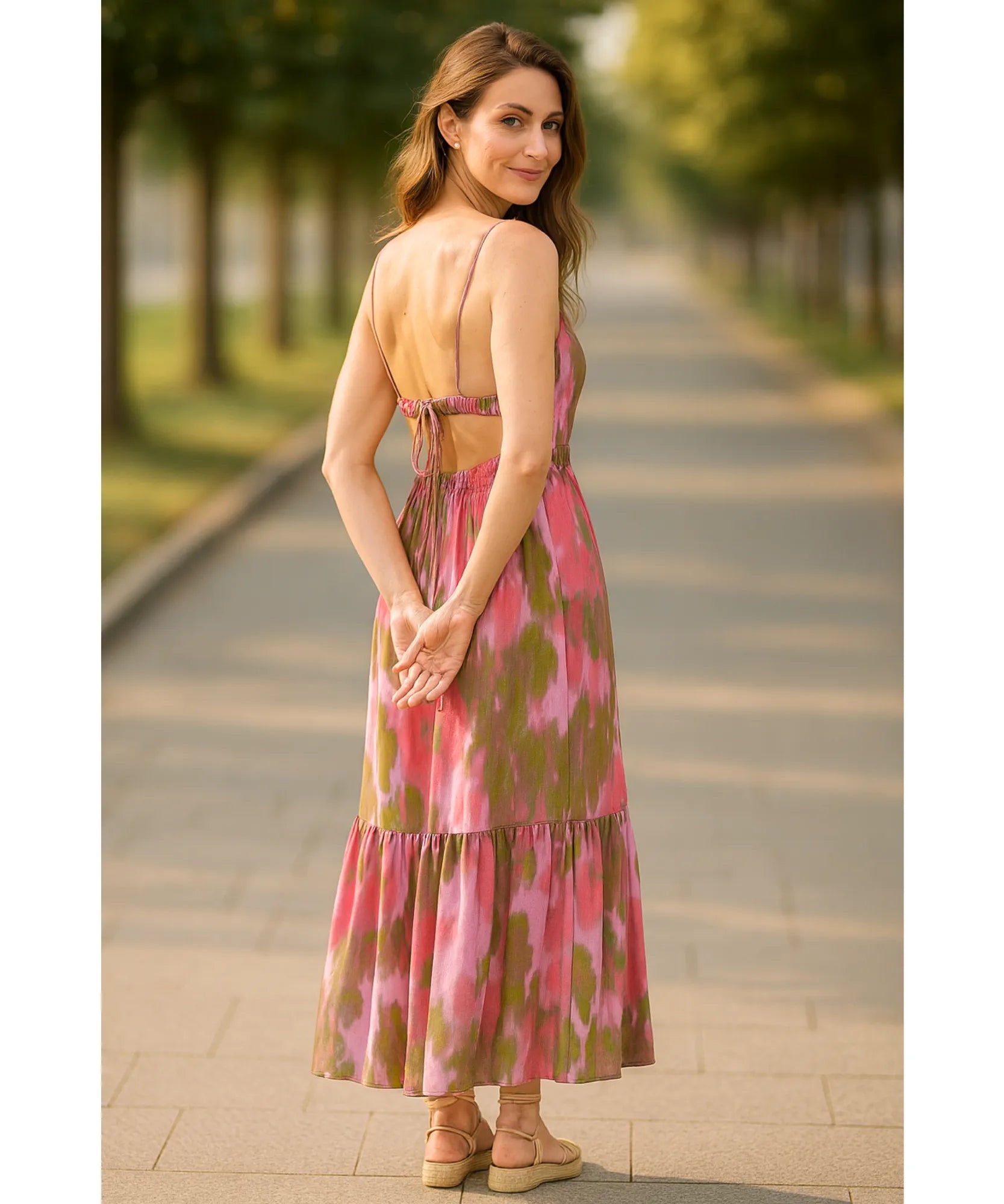 Vestido Longo Boho Elegante para Casamento de Dia | Zarale