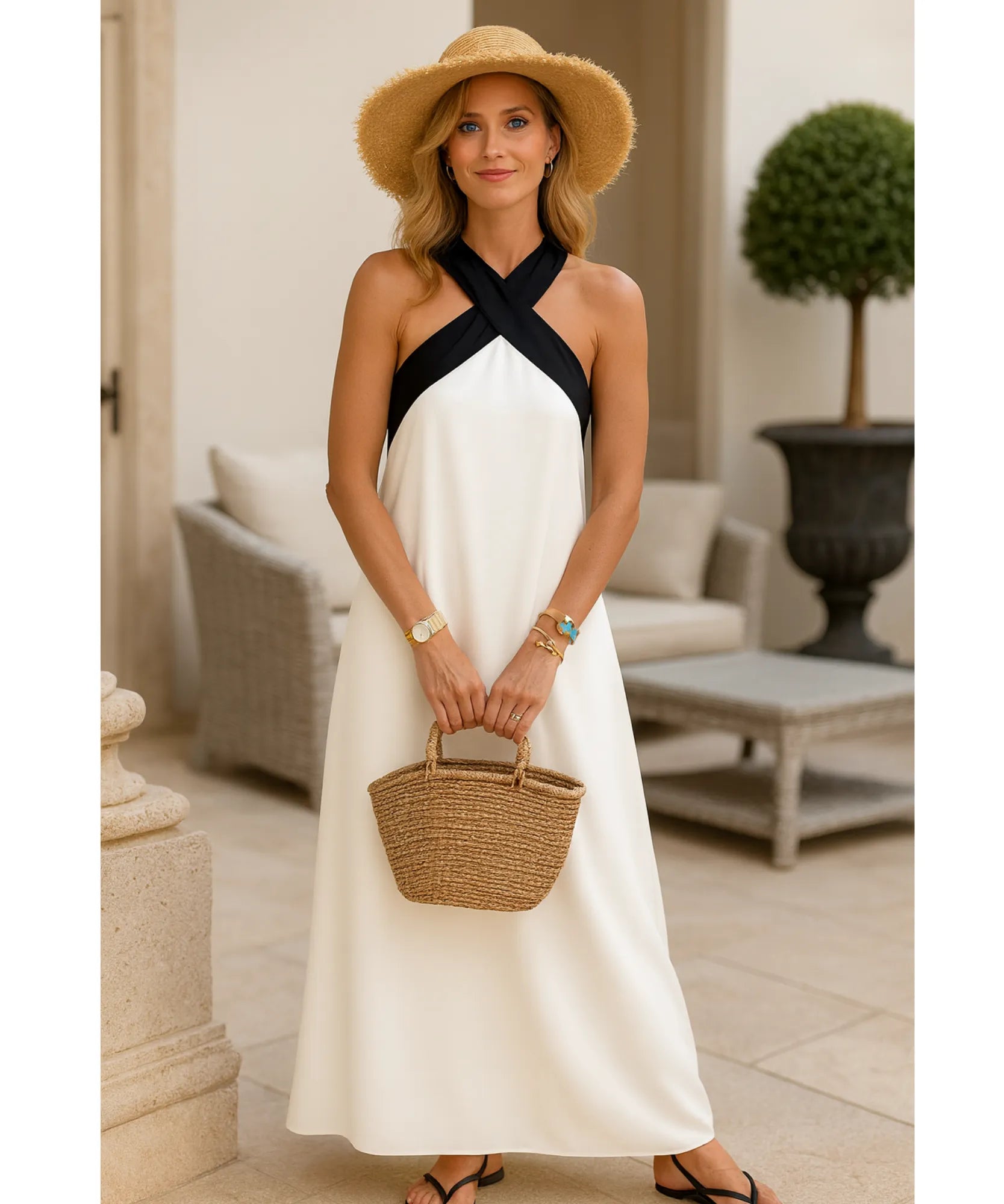 Vestido Longo Feminino Elegante Casual Verão | Caca