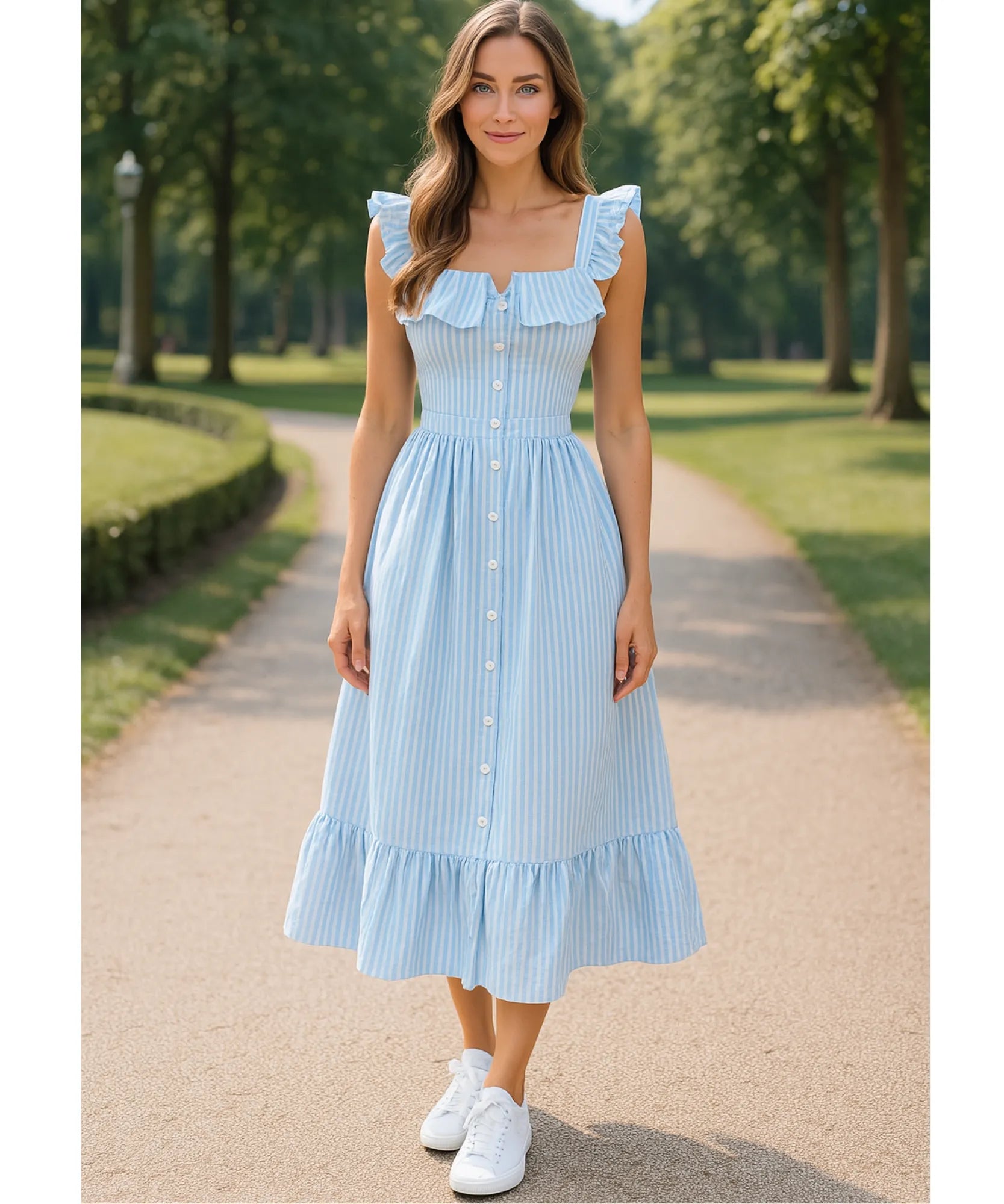 Vestido Midi Elegante Boho Convidadas Casamento Dia | Guardian