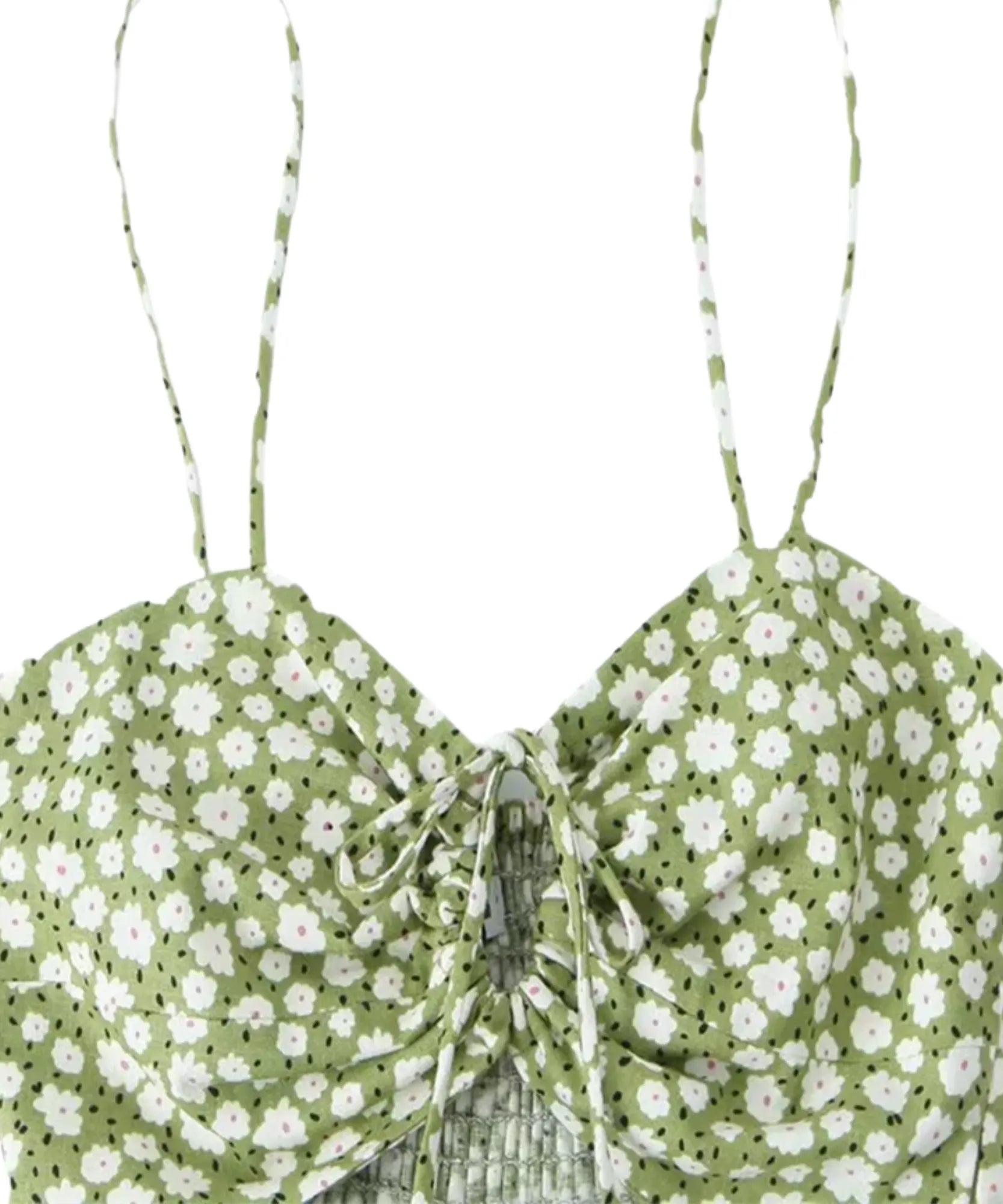 Vestido Midi Verde Florido Boho Feminino Verão | Bohemi