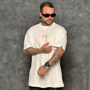 Camiseta Oversized Santa Off-White