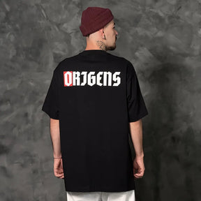 Camiseta Oversized Red Code Preto