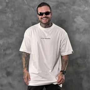 Camiseta Oversized Origins Royal Off-White