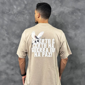 Camiseta Oversized Right for Right Bege