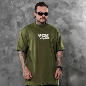 Camiseta Oversized Kria de Rua Verde