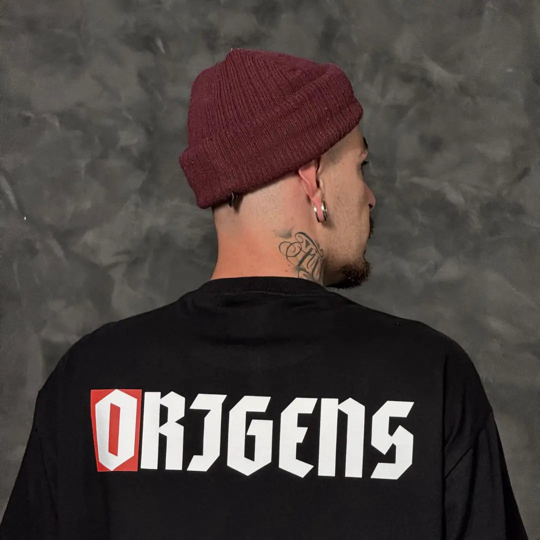 Camiseta Oversized Red Code Preto