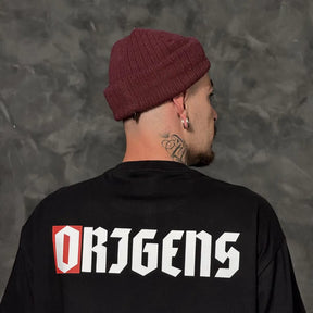 Camiseta Oversized Red Code Preto