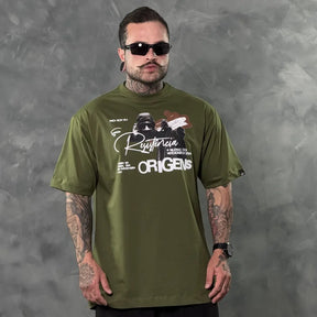 Camiseta Oversized Resistência Verde