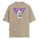 Camiseta Oversized Masked Up Bege