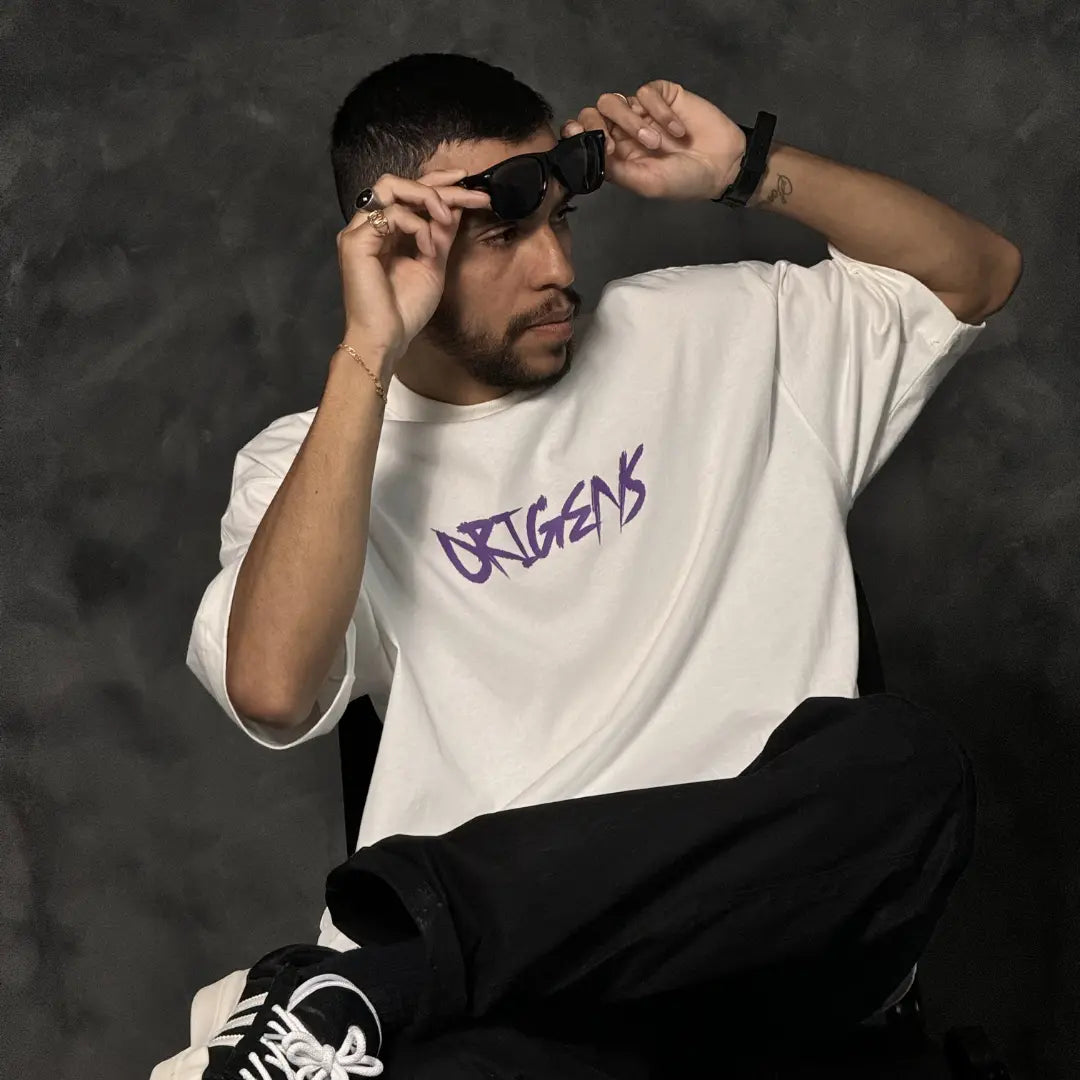 Camiseta Oversized Masked Up Off-White