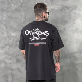 Camiseta Oversized Quebec Preto