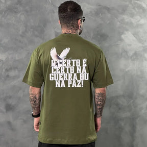 Camiseta Oversized Right for Right Verde