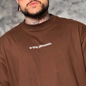 Camiseta Oversized Origins Royal Marrom