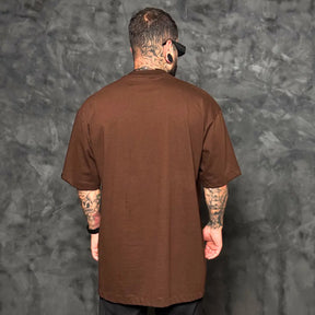 Camiseta Oversized Origins Royal Marrom