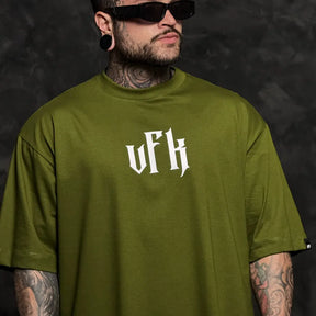Camiseta Oversized Forjado na Fé Verde