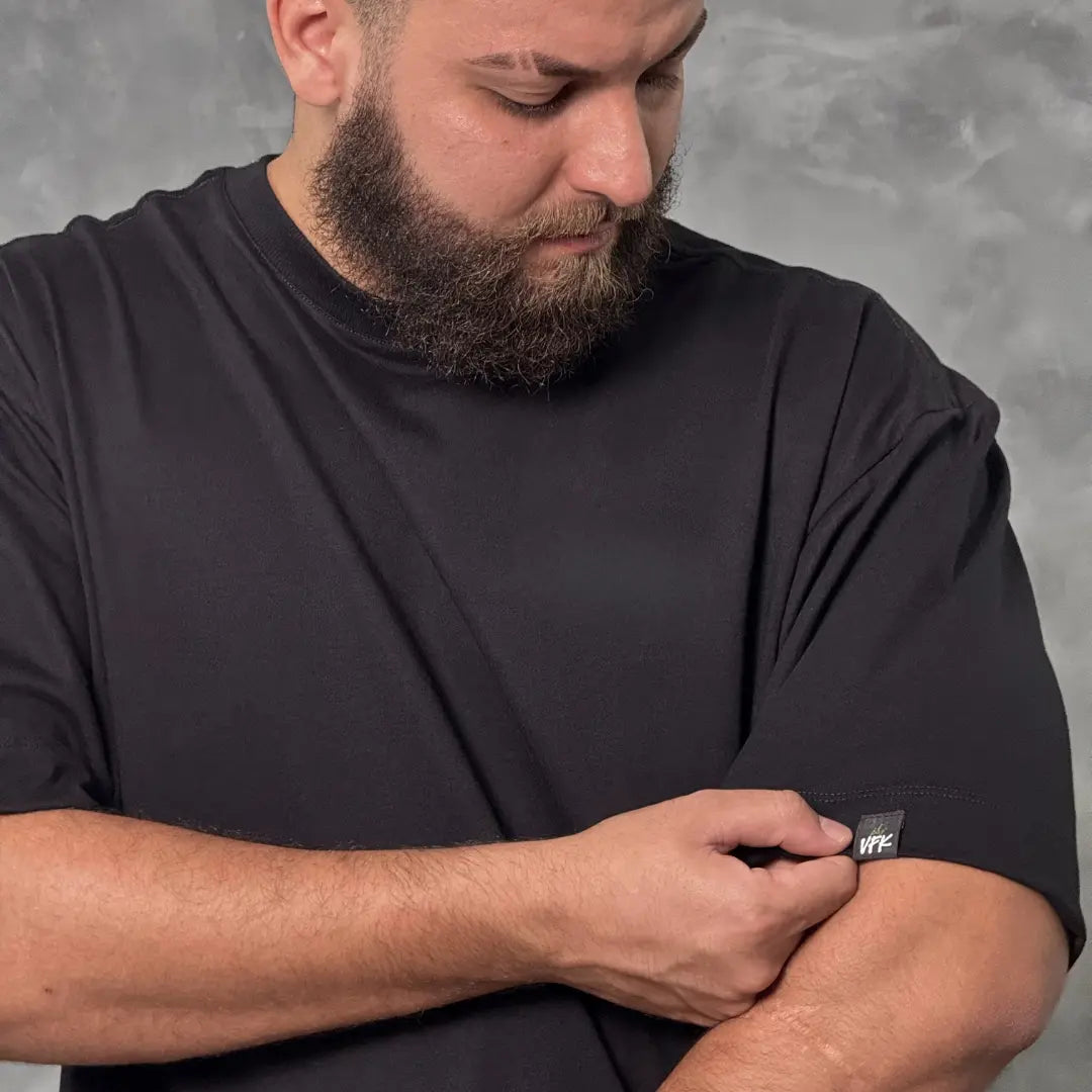 Kit com 10 Camisetas VFK Oversized Preto