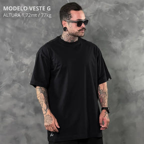 Kit com 10 Camisetas VFK Oversized Preto