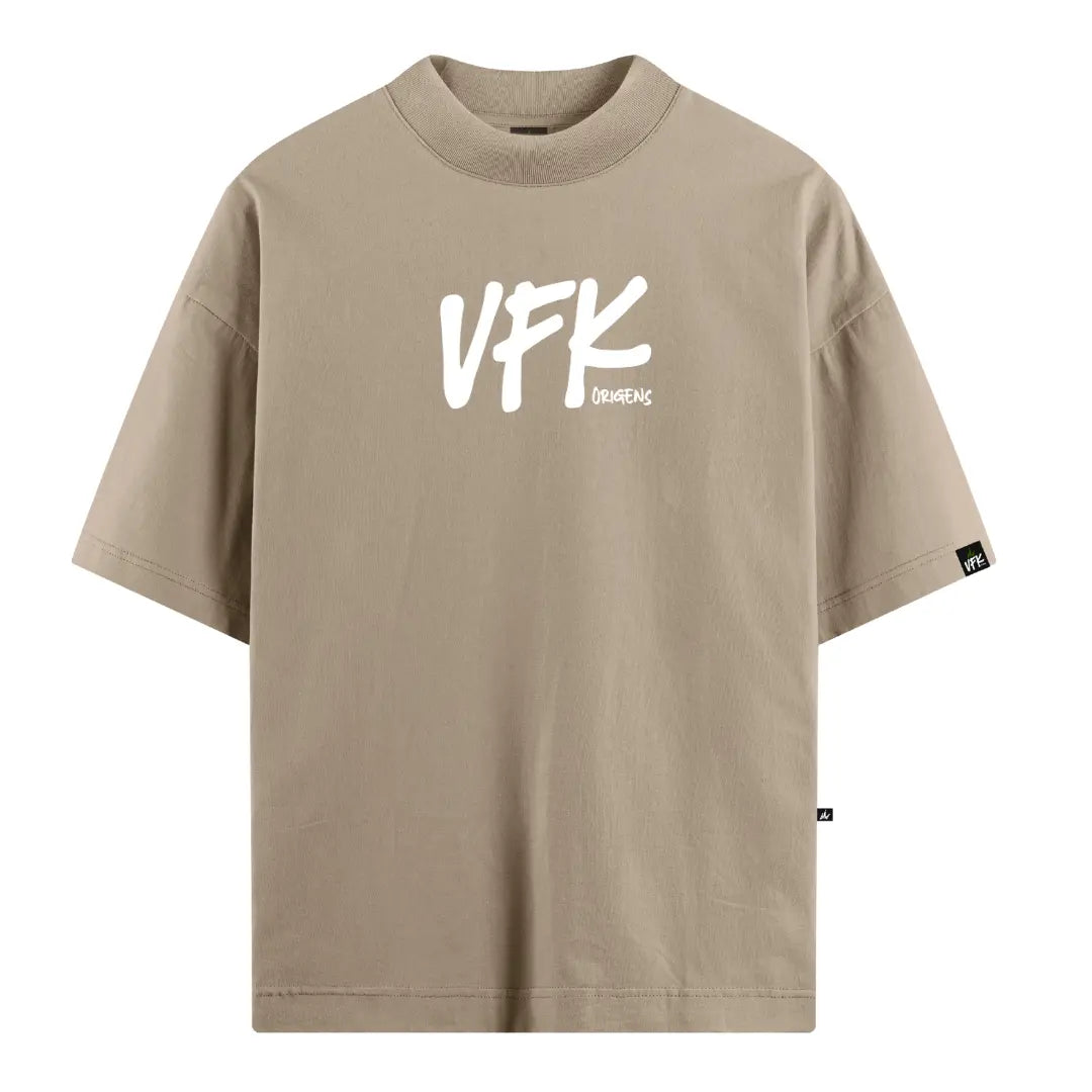 Camiseta Oversized Vfk Bege