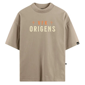 Camiseta Oversized Santa Bege