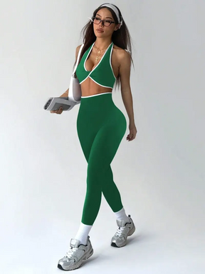 Conjunto Esportivo Calça Legging e Top Modern Poliana