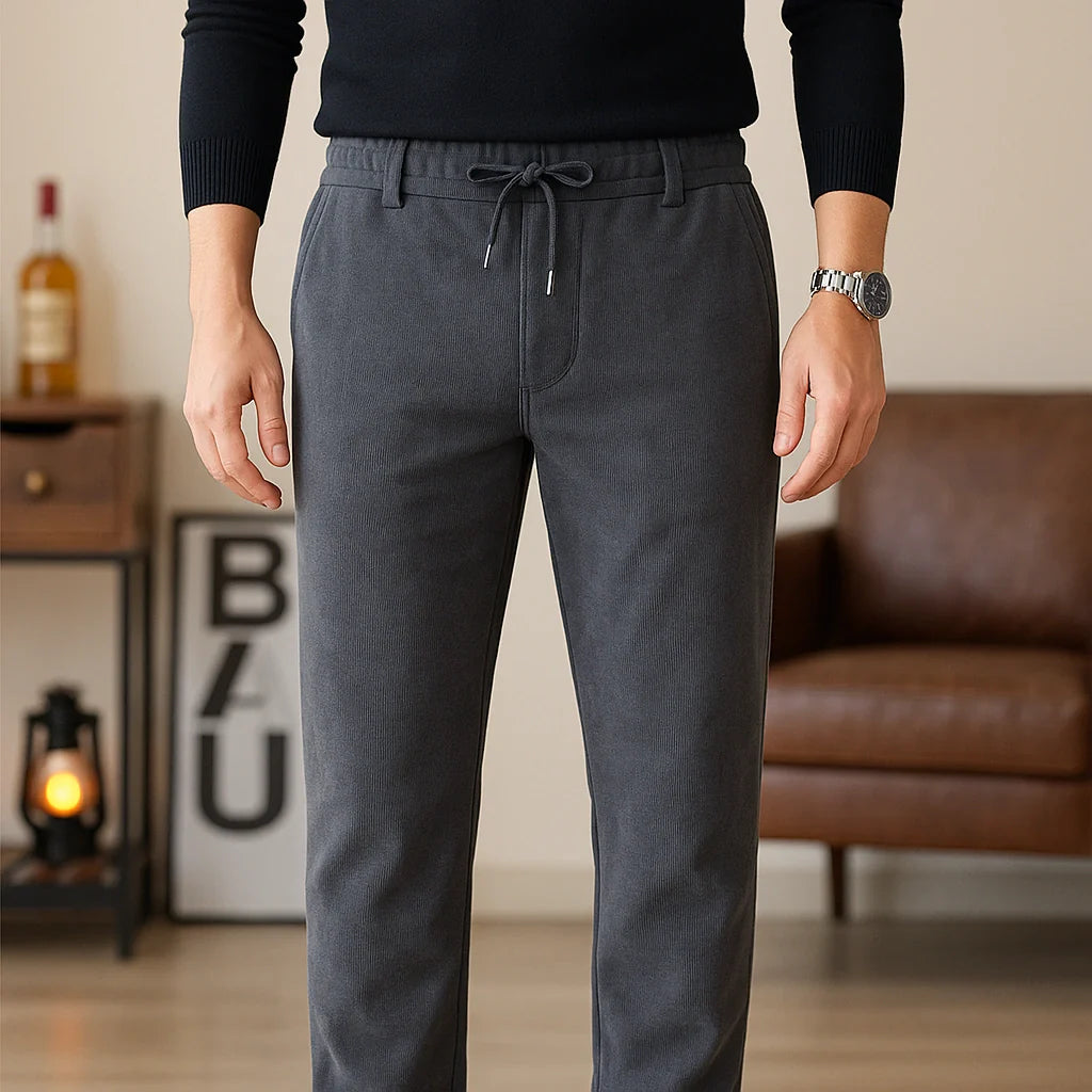 [Leve 4, Pague Só 2] Calça Valeno Masculina Térmica em Poliéster, Elastano e Algodão com Forro Fleece + BRINDES