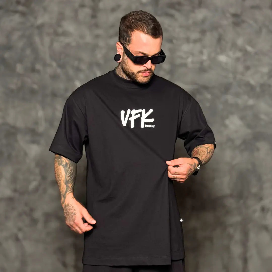 Camiseta Oversized Vfk Preto