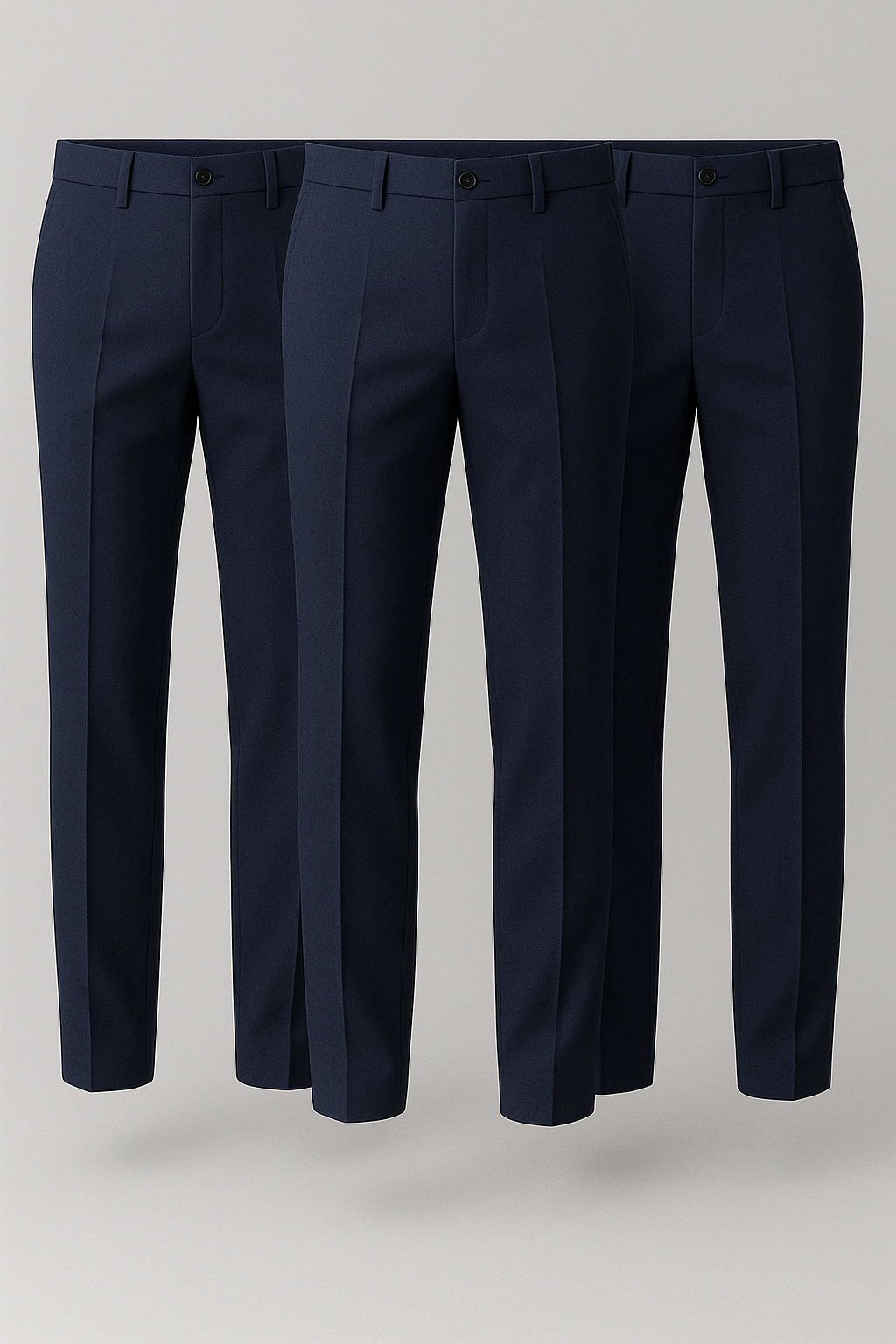 (QUEIMA ESTOQUE DE BLACK FRIDAY) Kit 3 Calças De Alfaitaria Masculina