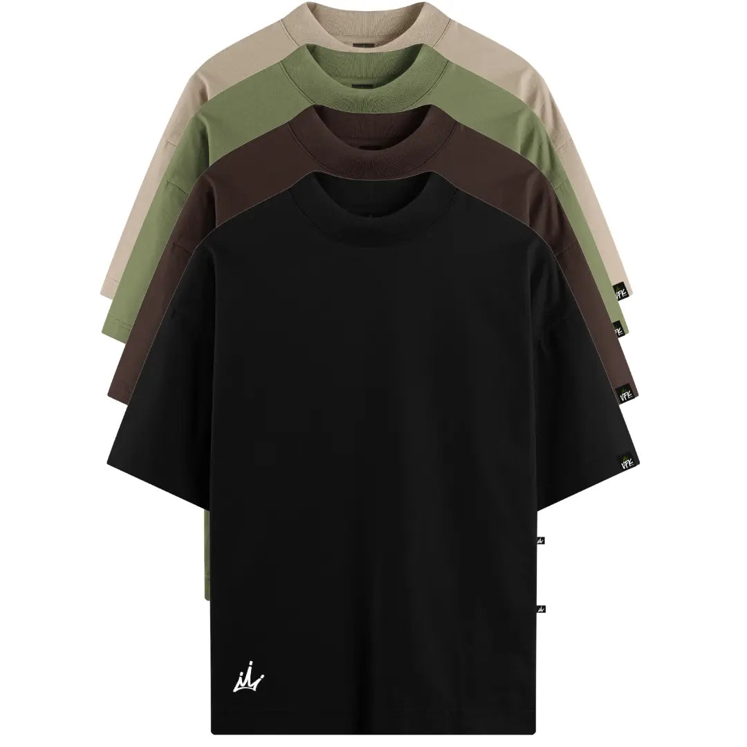 Kit com 4 Camisetas VFK Oversized
