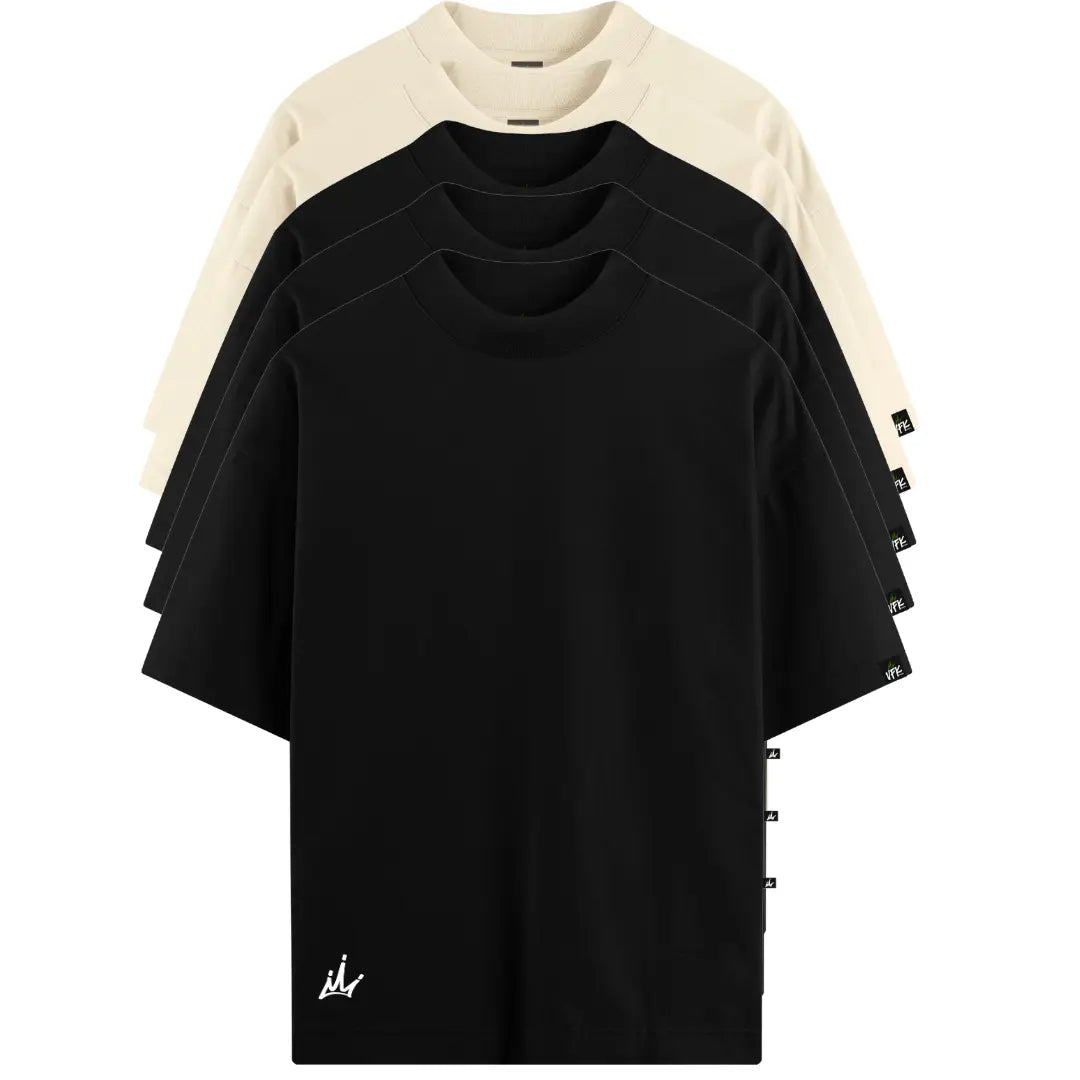 Kit com 5 Camisetas VFK Oversized