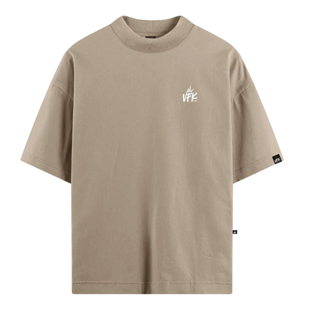Camiseta Oversized Simple Bege