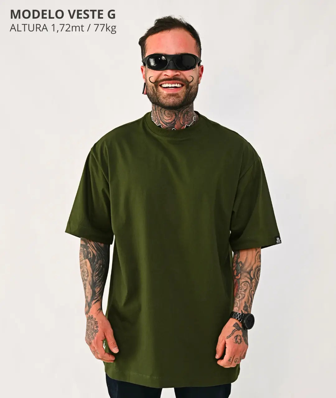 Kit com 4 Camisetas VFK Oversized