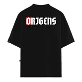 Camiseta Oversized Red Code Preto