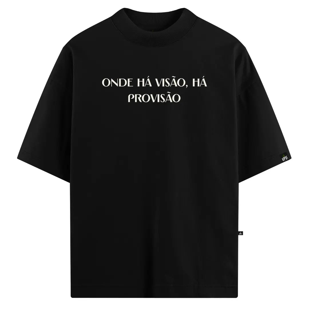 Camiseta Oversized Esperança Preto