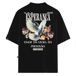 Camiseta Oversized Esperança Preto