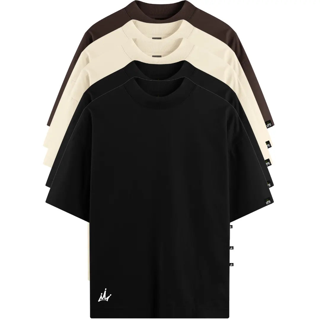 Kit com 5 Camisetas VFK Oversized
