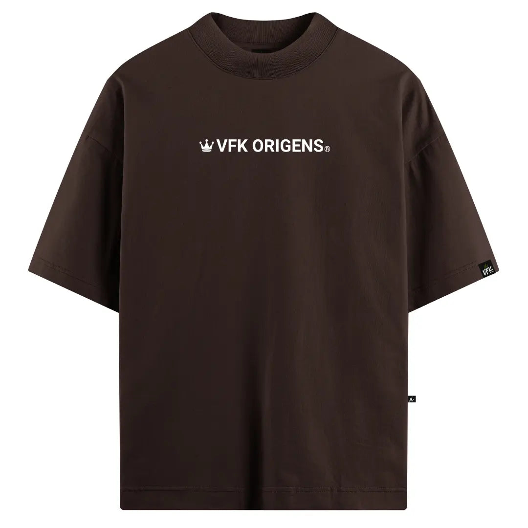 Camiseta Oversized Origins Royal Marrom
