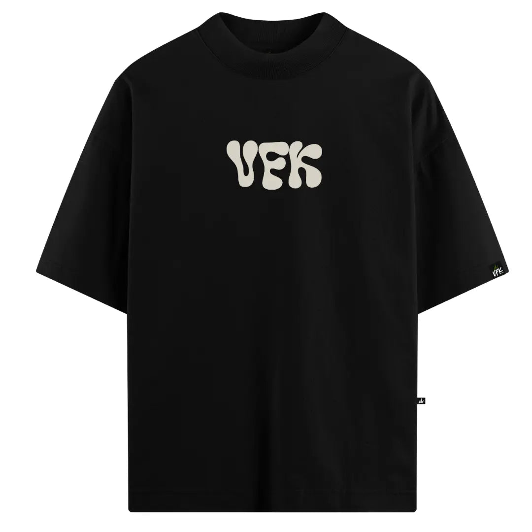 Camiseta Oversized Kria de Rua Preto