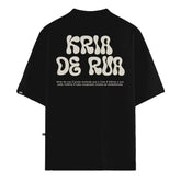 Camiseta Oversized Kria de Rua Preto