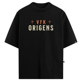 Camiseta Oversized Santa Preto