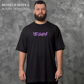 Camiseta Oversized Dose Urbana Preto