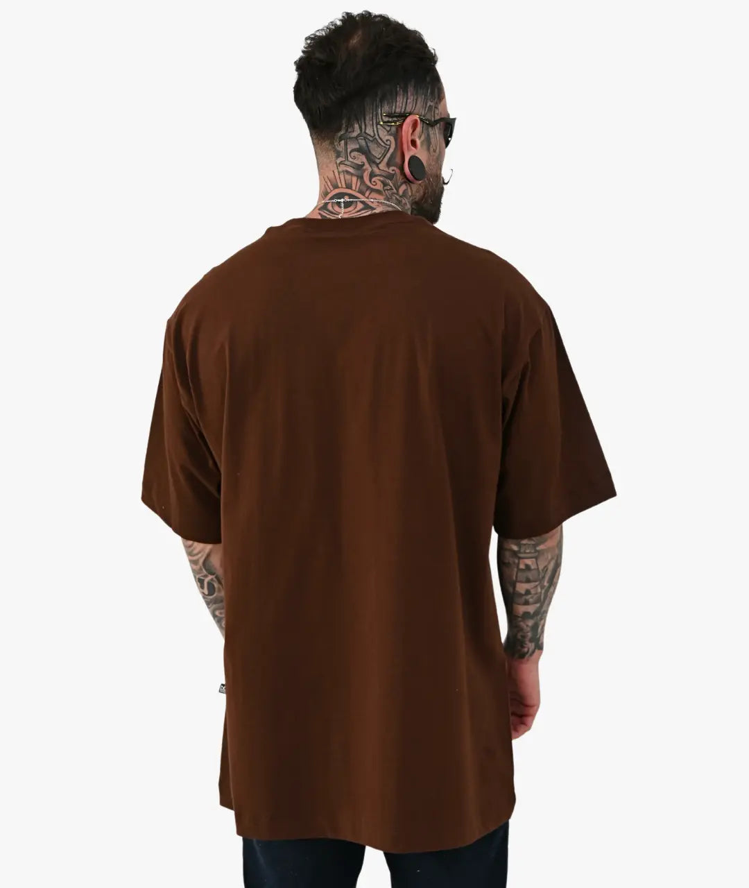 Camiseta Oversized Lisa Marrom