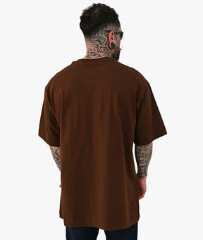 Camiseta Oversized Lisa Marrom